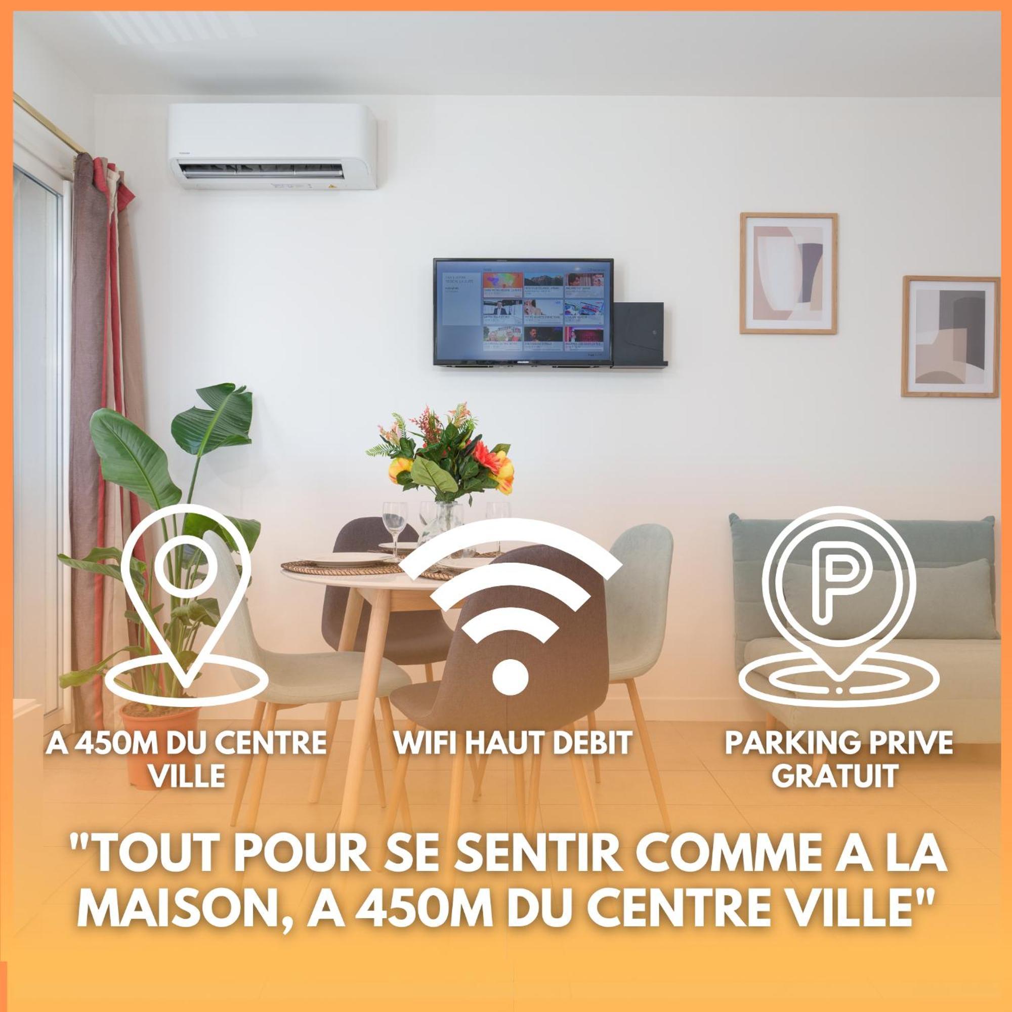 Le Carnot By Apirent #Centre-Ville #Climatisation #Wifi 戛纳 外观 照片